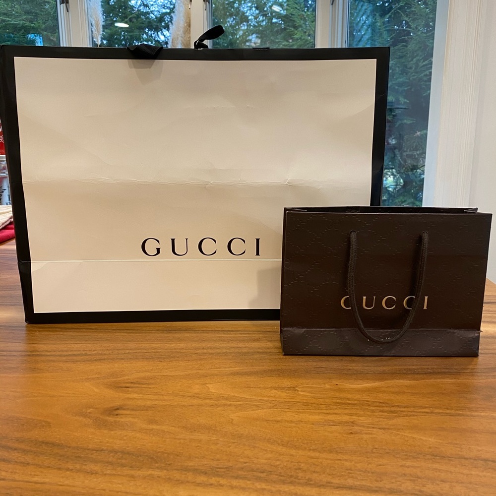 Authentic GUCCI Shopping bags